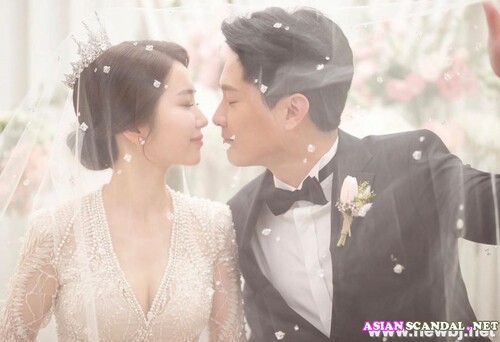 Korean newlyweds make love passionately