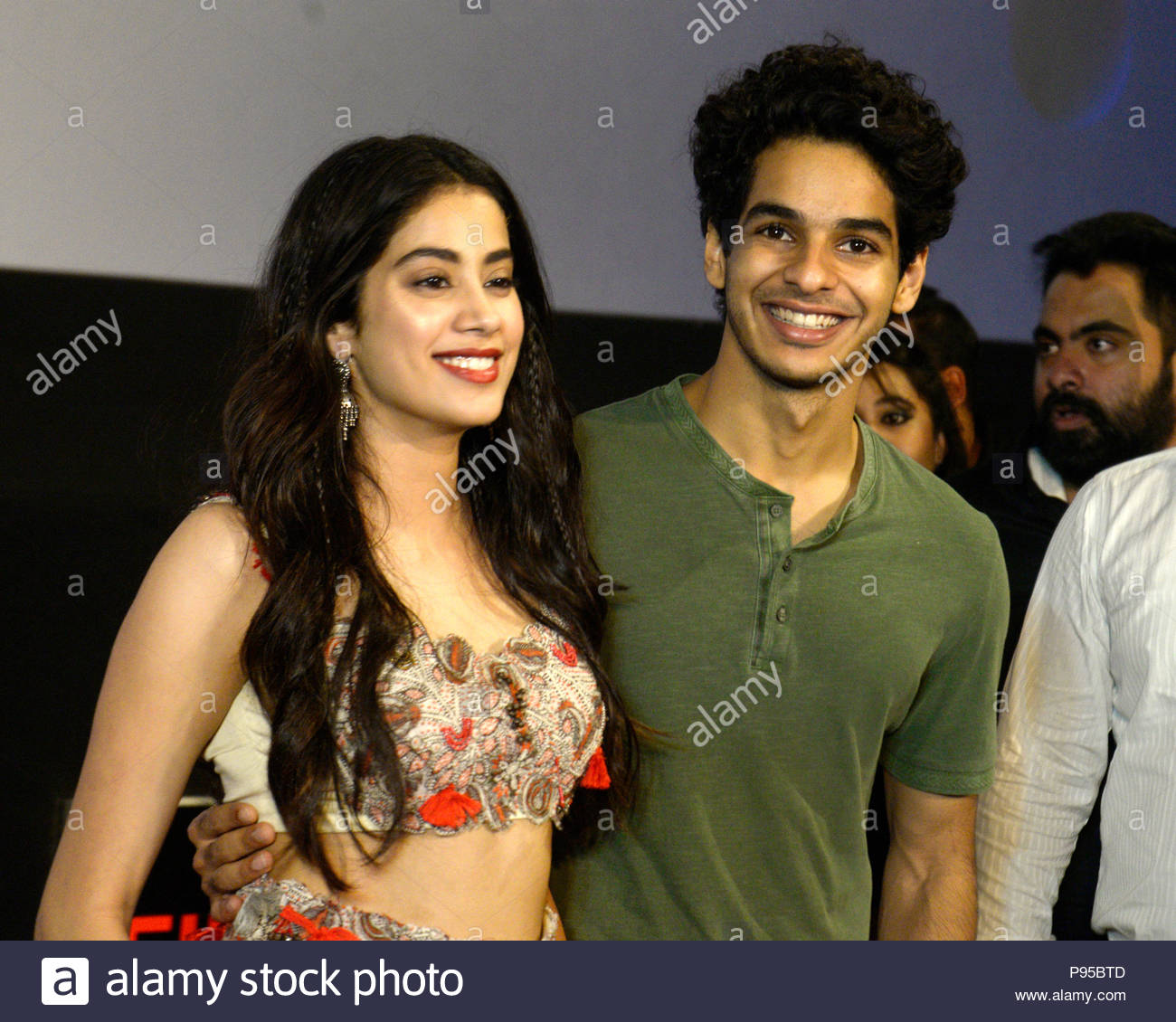 kolkata-india-13th-july-2018-actor-ishaan-khattarleft-and-actress-jhanvi-kapoor-right-take-part-in-a-promotion-event-for-their-upcoming-film-dhadak-at-inox-credit-saikat-paulpacific-pressalamy-live-news-P95BTD.jpg